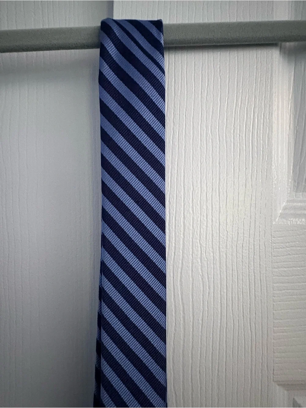 Brooks Brothers Classic Light Blue & Navy Striped Men's Tie